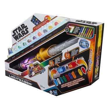 Hasbro star wars power crystal lightsaber - 7 kleuren