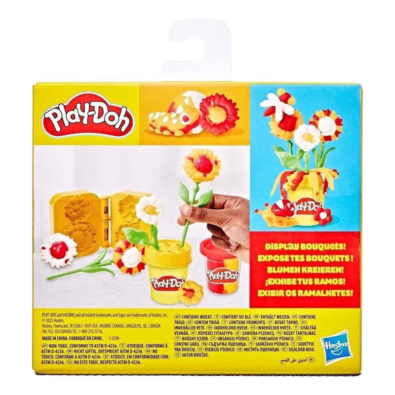 Load image into Gallery viewer, Play-doh lil flowers zonnebloemen en madeliefjes - 2 kleipotjes
