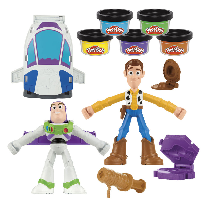 Afbeelding laden in galerijviewer, Play-doh toy story 5 kleiset - 5 kleipotjes
