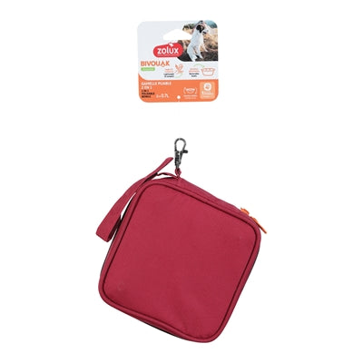 Load image into Gallery viewer, Zolux bvk 2in1 opvouwbare voerbak en drinkbak rood
