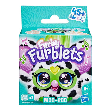 Hasbro furby furblets moo-boo interactieve knuffel