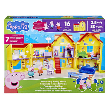 Hasbro peppa pig peppa's grote familiehuis - 16dlg.
