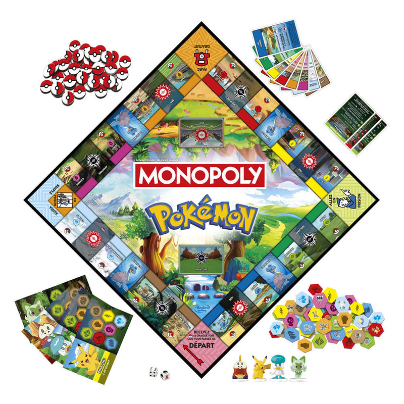 Afbeelding laden in galerijviewer, Monopoly édition pokémon, jeu de plateau pour enfants et fans de pokémon, jeux familiaux, à partir de 8 ans
