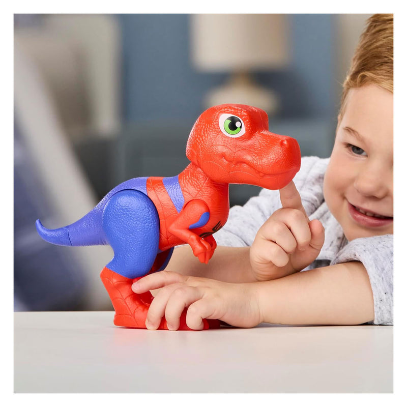 Afbeelding laden in galerijviewer, Hasbro spidey and his amazing friends supersized spidey rex speelfiguur
