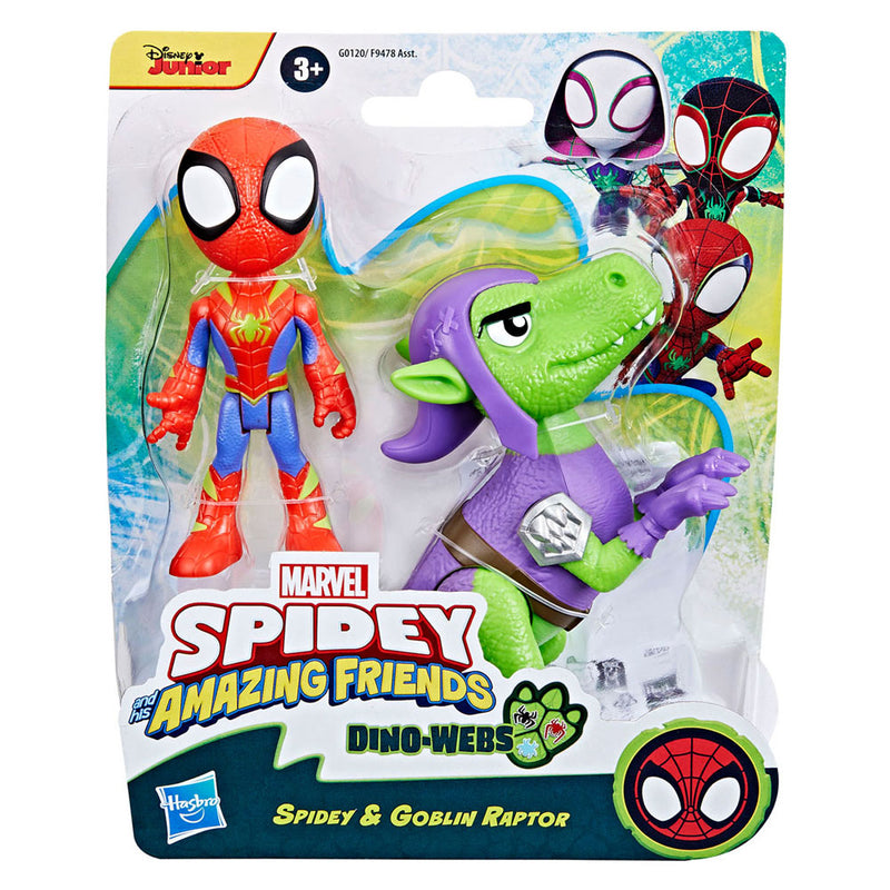 Cargue la imagen en el visor de la galería, Hasbro spidey and his amazing friends hero dino webs speelfiguren
