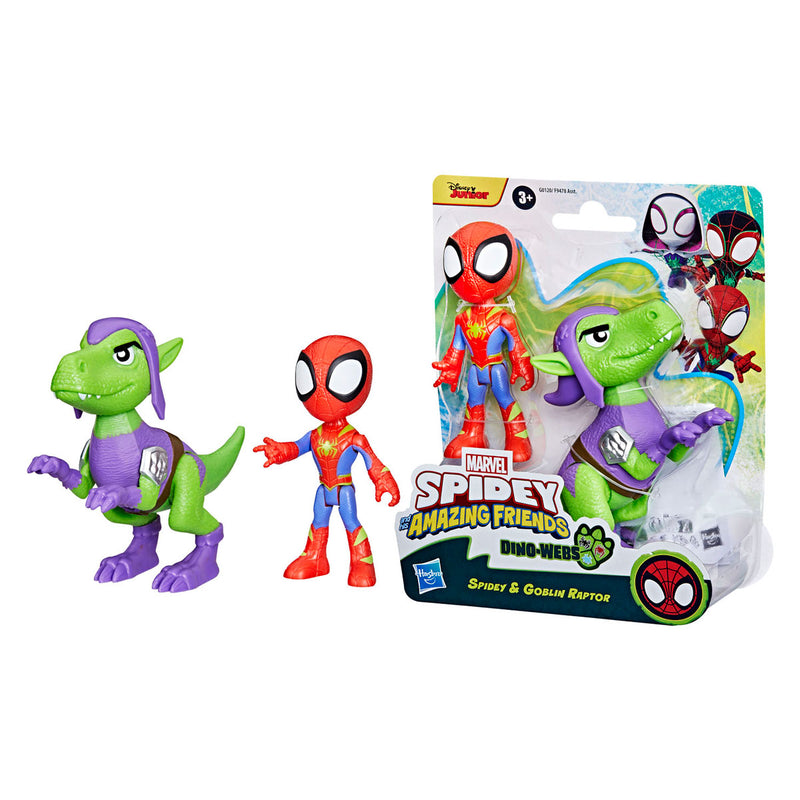 Cargue la imagen en el visor de la galería, Hasbro spidey and his amazing friends hero dino webs speelfiguren
