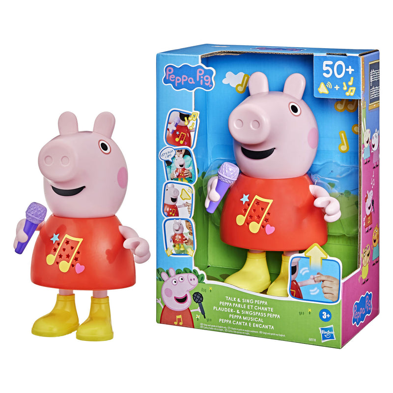ギャラリービューアに画像をロードする, Hasbro peppa pig praat en zing interactief figuur
