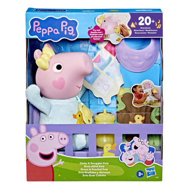 Hasbro peppa pig knuffel evie met accessoires