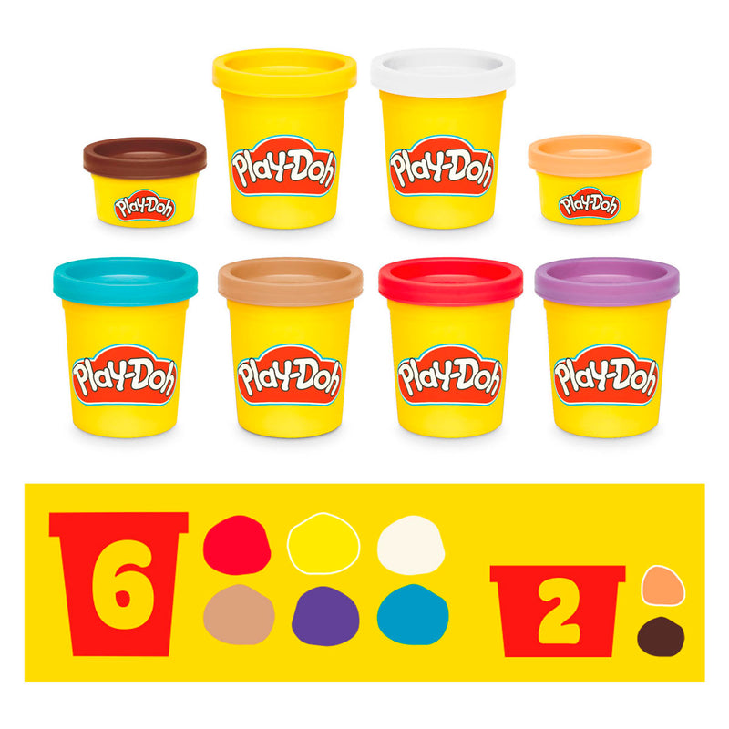 Afbeelding laden in galerijviewer, Play-doh bluey gaat kamperen speel set - 6 kleipotjes
