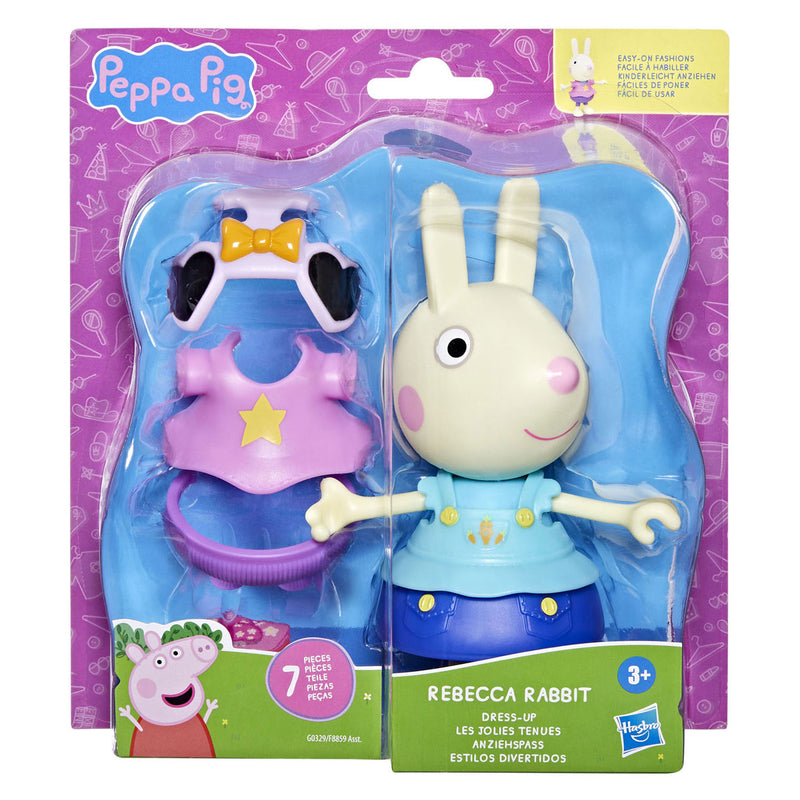 Afbeelding laden in galerijviewer, Hasbro peppa pig-speelgoed kelly konijn-aankleedfiguur van 15 cm, met 6 modeaccessoires, peuterspeelgoed, 3+
