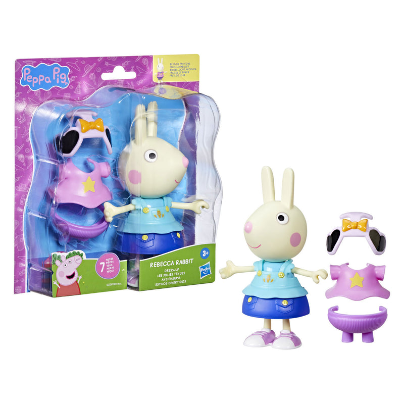 Afbeelding laden in galerijviewer, Hasbro peppa pig-speelgoed kelly konijn-aankleedfiguur van 15 cm, met 6 modeaccessoires, peuterspeelgoed, 3+
