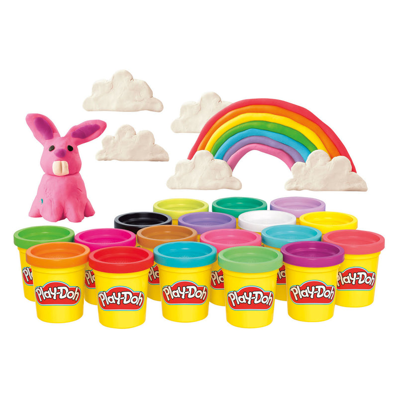 Afbeelding laden in galerijviewer, Play-doh stel je alles voor - 18 kleipotjes
