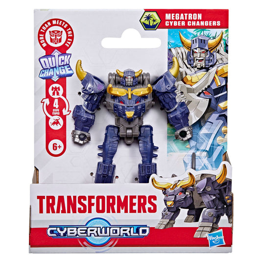 Hasbro transformers cyberworld megatron cyber changers robot