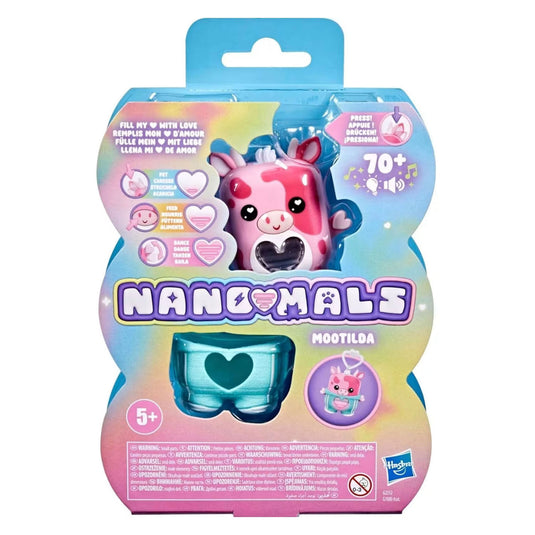 Hasbro nanomals mootilda de roze koe.