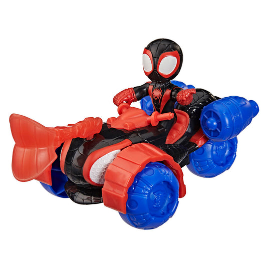 Hasbro miles 'spin' morales techno-racer speelfiguur