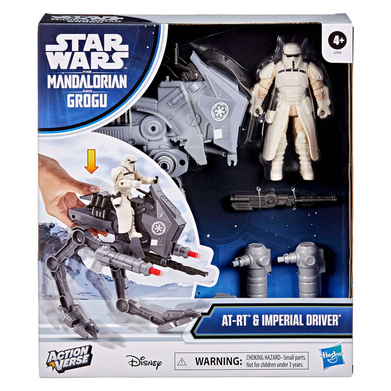 Afbeelding laden in galerijviewer, Star wars actionverse at-rt en imperial remnant at-rt speelfiguur
