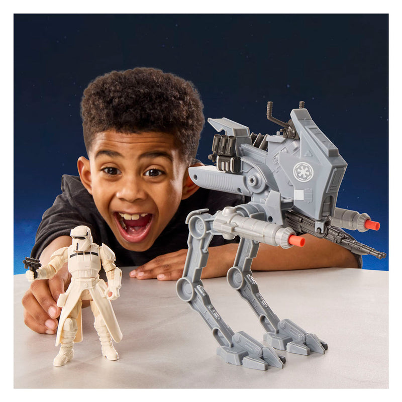 Afbeelding laden in galerijviewer, Star wars actionverse at-rt en imperial remnant at-rt speelfiguur
