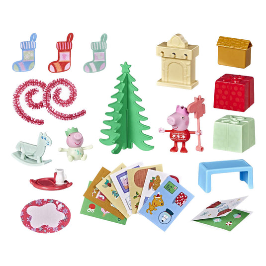 Peppa pig peppa en evie - adventskalender