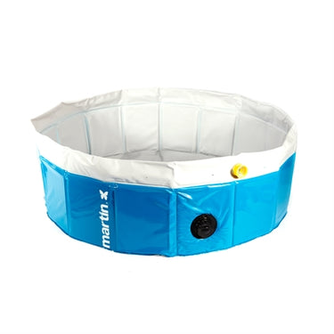 Martin pool met jets blauw wit