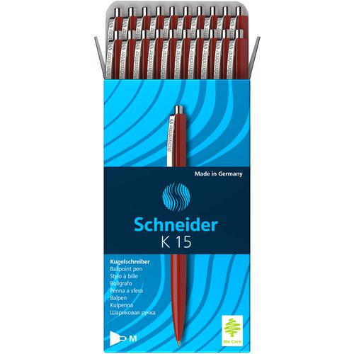 Schneider schrijfwaren balpen schneider k15 0.5mm rood