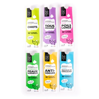 Hery shampoo poeder langharige vacht