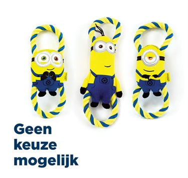 Minion s pluche bob stuart kevin aan flostouw