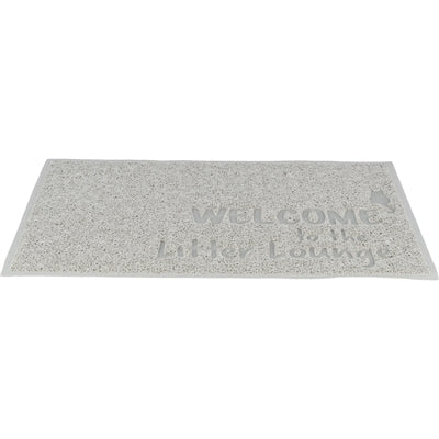 Load image into Gallery viewer, Trixie kattenbakmat pvc lichtgrijs
