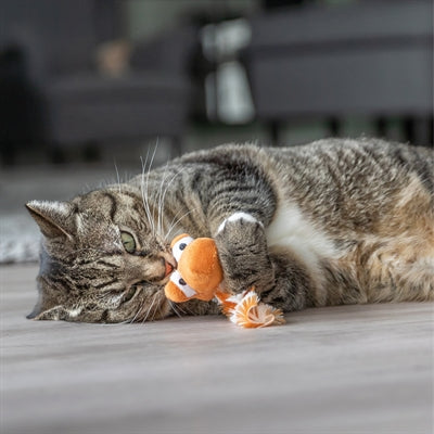 Load image into Gallery viewer, Trixie draak met catnip pluche assorti
