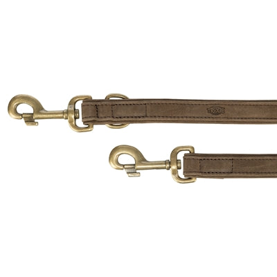 Load image into Gallery viewer, Trixie hondenriem pure verstelbaar leer bruin
