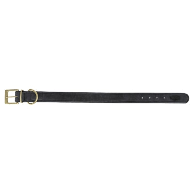 Load image into Gallery viewer, Trixie halsband hond pure leer zwart
