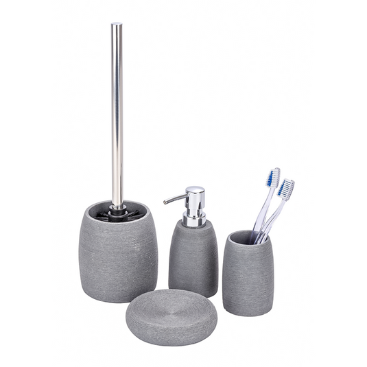 Wenko 1064996 - tandenborstelbeker goa grijs | 2 stuks
