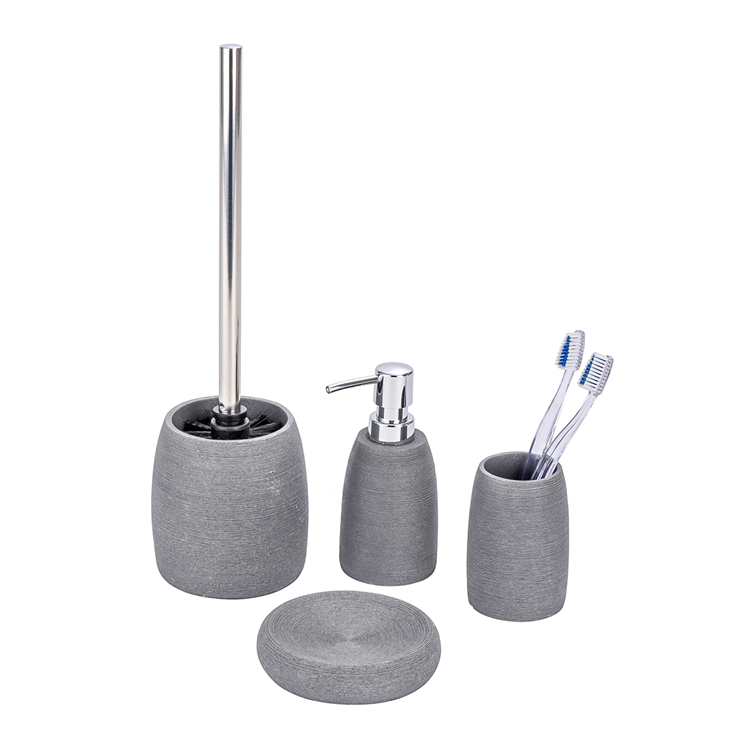 Afbeelding laden in galerijviewer, Wenko 1064996 - tandenborstelbeker goa grijs | 2 stuks
