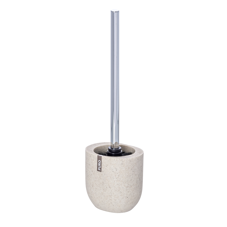 Afbeelding laden in galerijviewer, Wenko 1064973 - toiletborstelhouder puro beige | 1 stuks

