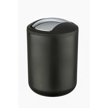 Wenko 1064930 - afvalemmer brasil s 2 liter zwart | 2 stuks