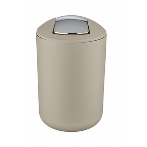 Wenko 1064925 - afvalemmer brasil l 6,5 liter taupe | 1 stuks