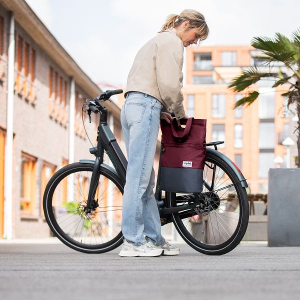 Load image into Gallery viewer, Urban Proof shopper tas 20L gerecycled rood grijs
