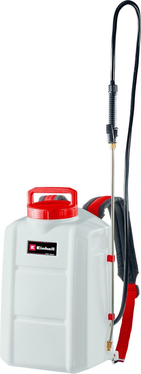 Einhell accu drukspuit ge-ws 18 150 li solo - power x-change - 18 v li-ion - tankinhoud: 15 l - maximale druk: 4,5 bar - roestvrijstalen sproeilans - excl. accu en lader