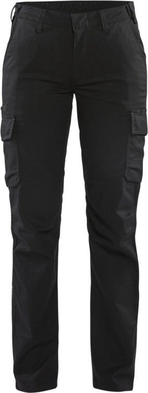Blåkläder blaklader dames industrie werkbroek stretch 7144-1832 - zwart - c50