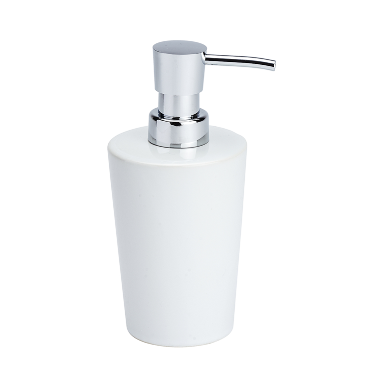 Afbeelding laden in galerijviewer, Wenko 1064910 - zeepdispenser coni keramiek wit | 2 stuks

