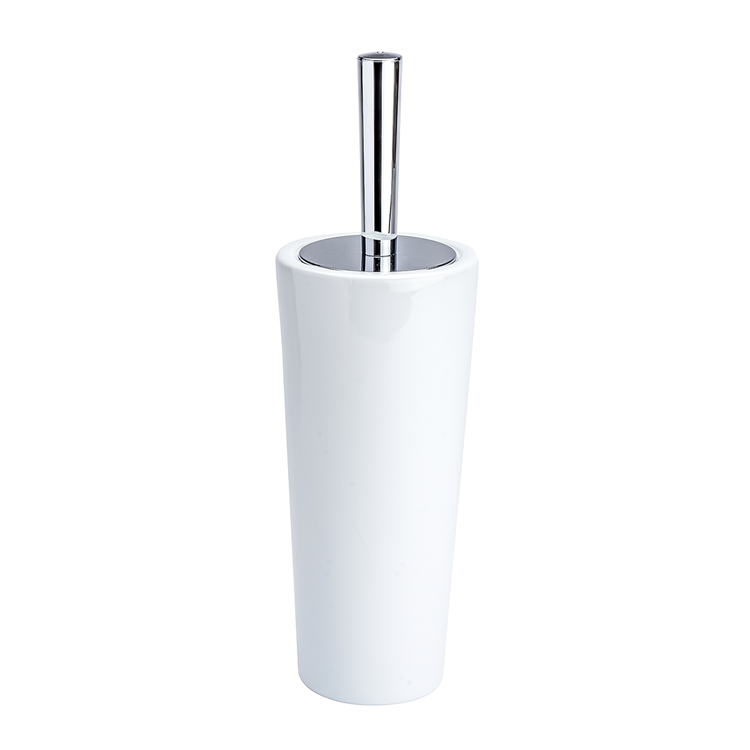Afbeelding laden in galerijviewer, Wenko 1064917 - toiletborstelhouder coni keramiek wit | 1 stuks
