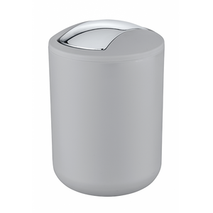 Wenko 1064897 - afvalemmer brasil s 2 liter grijs | 2 stuks