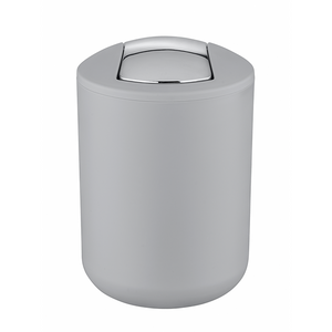 Wenko 1064897 - afvalemmer brasil s 2 liter grijs | 2 stuks