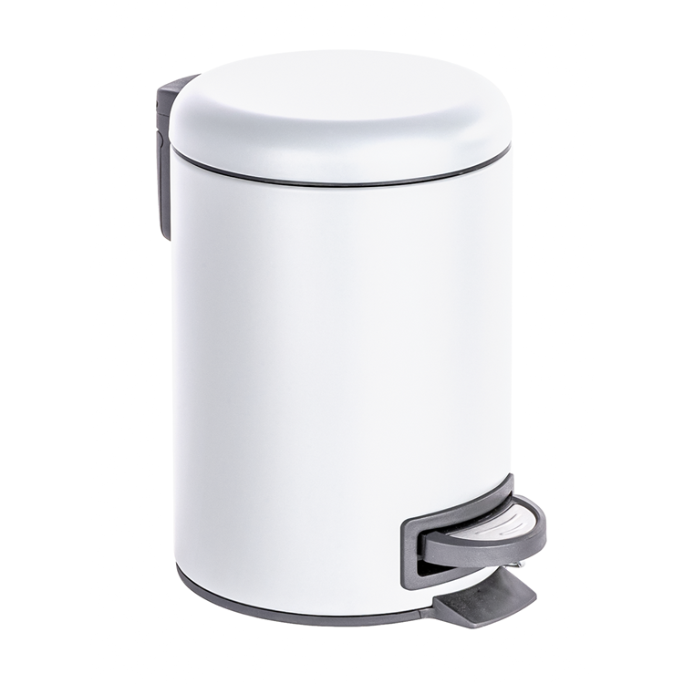 Afbeelding laden in galerijviewer, Wenko 1064929 - afvalemmer leman 3 liter wit mat | 2 stuks
