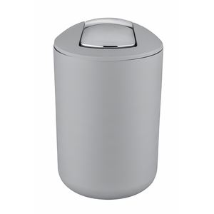 Wenko 1064957 - afvalemmer brasil l 6,5 liter grijs | 2 stuks