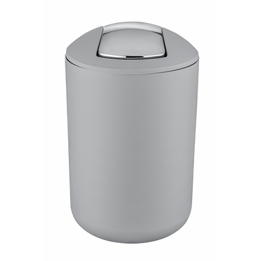 Wenko 1064957 - afvalemmer brasil l 6,5 liter grijs | 2 stuks