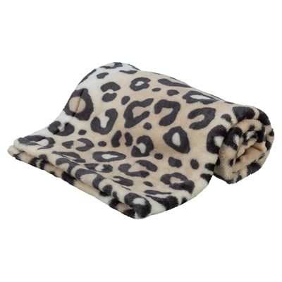 Load image into Gallery viewer, Trixie hondendeken leo soft pluche creme panterprint
