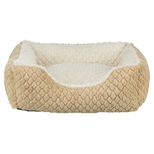 Trixie hondenmand kaline mio hoekig lichtbruin creme
