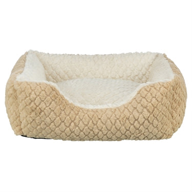 Trixie hondenmand kaline mio hoekig lichtbruin creme