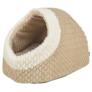 Trixie kattenmand iglo kaline mio lichtbruin creme