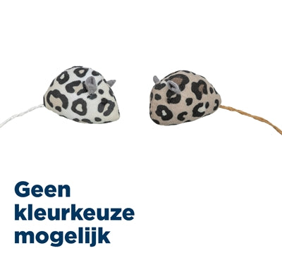 Load image into Gallery viewer, Trixie pluche muis panterprint met kattenkruid catnip assorti
